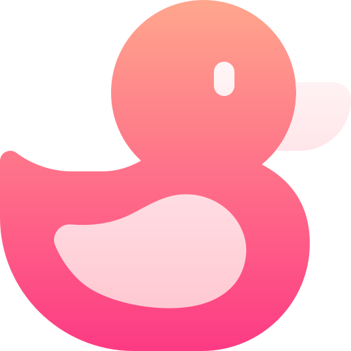 Rubber duck Basic Gradient Gradient icon
