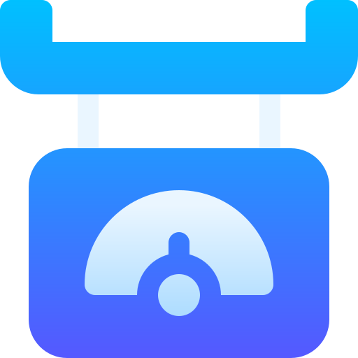 Weight scale Basic Gradient Gradient icon