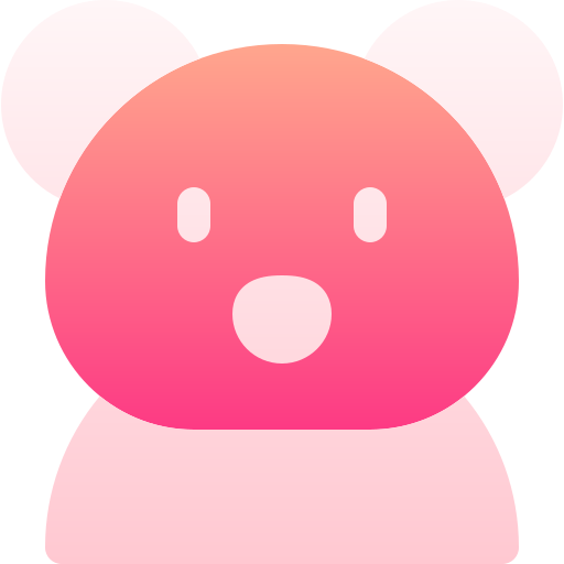 Teddy bear Basic Gradient Gradient icon