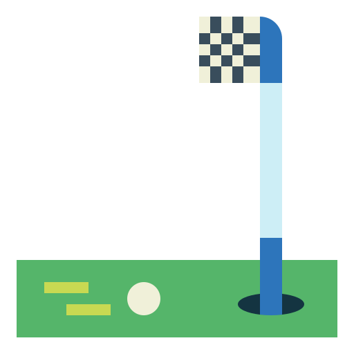 Golf hole Smalllikeart Flat icon