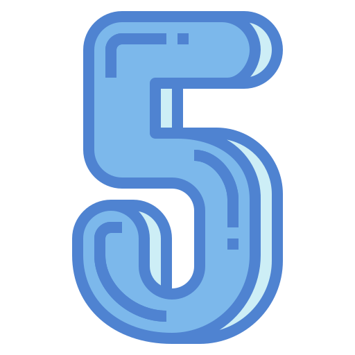 cinque Generic Blue icona