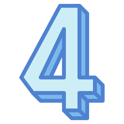 Четыре Generic Blue иконка