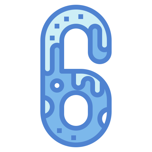six Generic Blue Icône