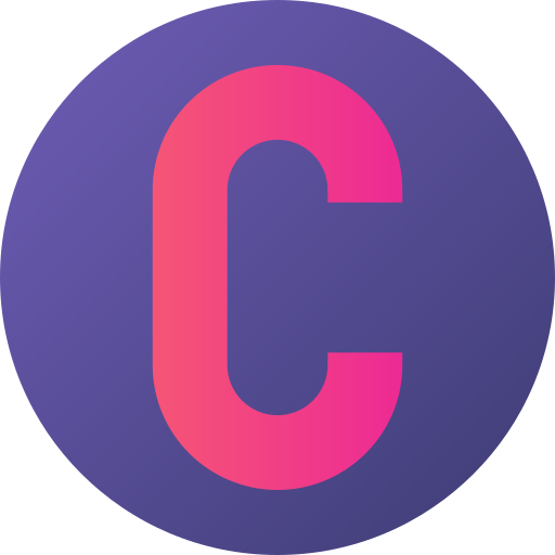 c Gradient circular Gradient icoon