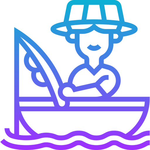 Fishing Meticulous Gradient icon