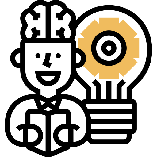 gehirn Meticulous Yellow shadow icon
