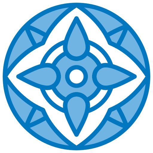 mandala Generic Blue icono