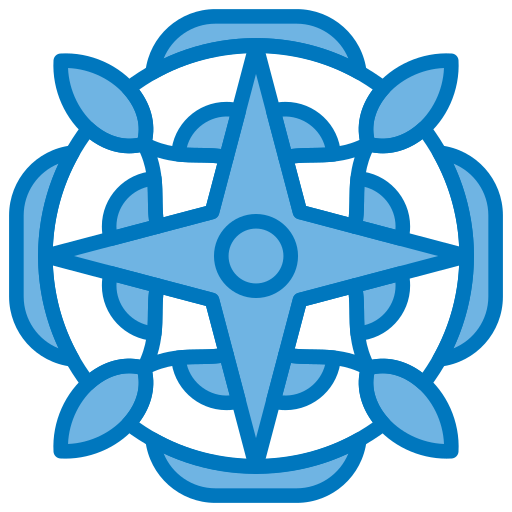 mandala Generic Blue icono