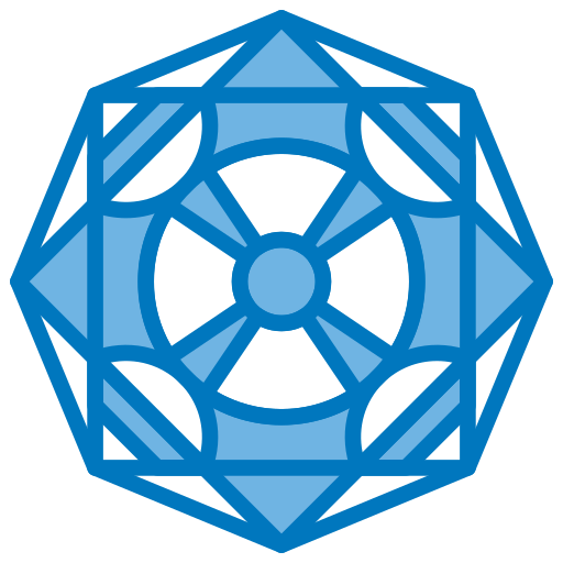 mandala Generic Blue icono