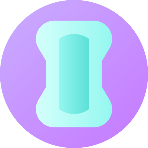 incontinencia Gradient circular Gradient icono