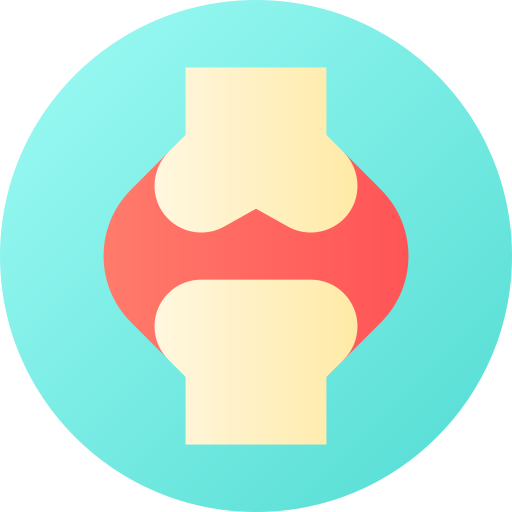 artritis Gradient circular Gradient icono