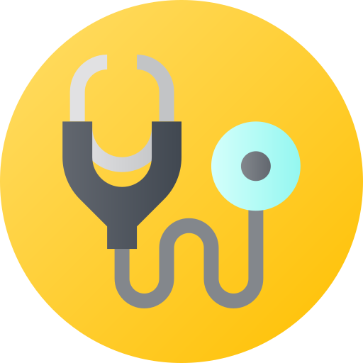 stethoskop Gradient circular Gradient icon
