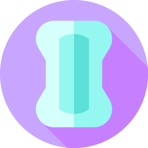 Incontinence Flat Circular Flat icon