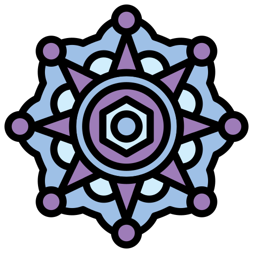 mandala Generic Outline Color ikona