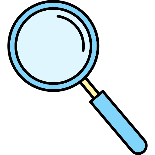 Magnifying glass Generic Thin Outline Color icon