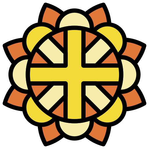 マンダラ Generic Outline Color icon