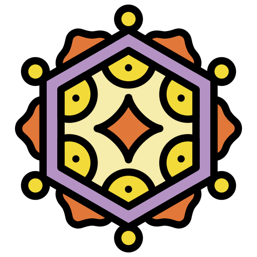 mandala Generic Outline Color ikona