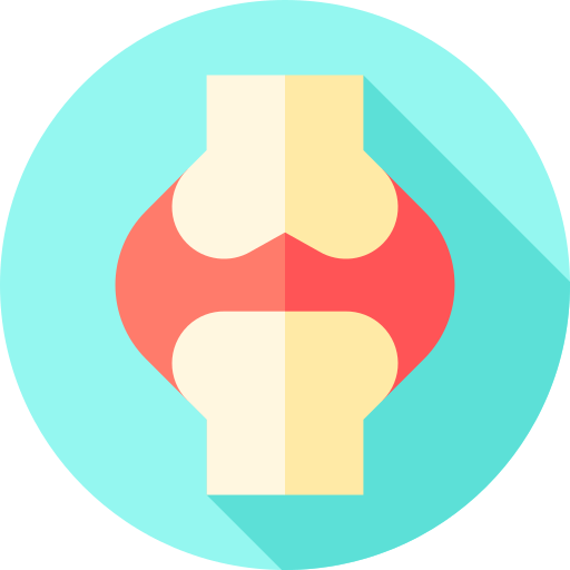 artritis Flat Circular Flat icoon