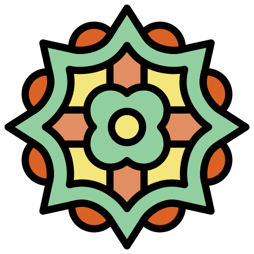 mandala Generic Outline Color icono
