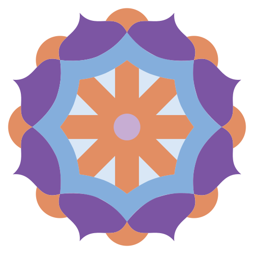 mandala Generic Flat icono