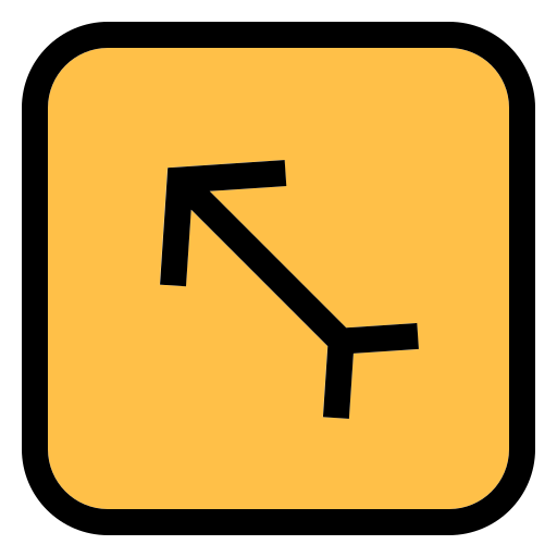 Upper left Generic Outline Color icon