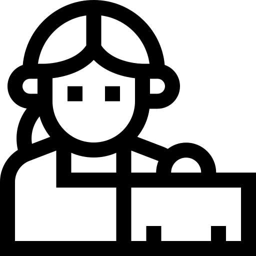 insegnante Basic Straight Lineal icona