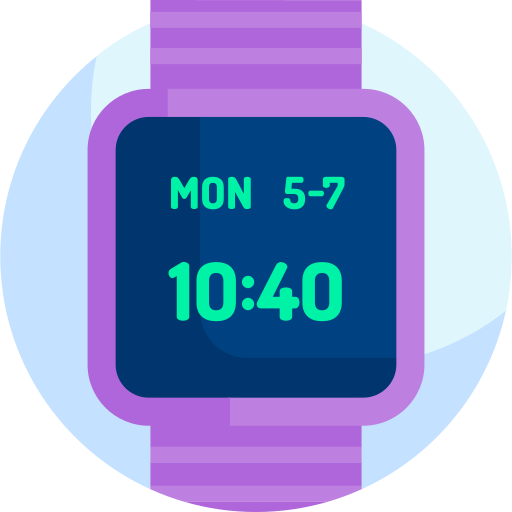 Smartwatch Detailed Flat Circular Flat icon
