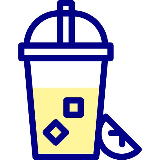 Чай со льдом Detailed Mixed Lineal color иконка