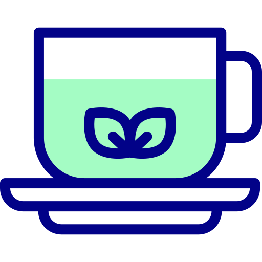 herbata Detailed Mixed Lineal color ikona