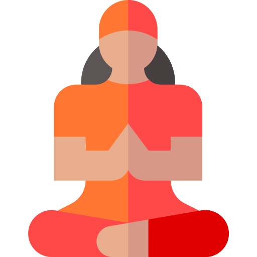 meditación Basic Straight Flat icono
