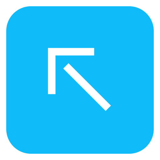 Upper left Generic Flat icon