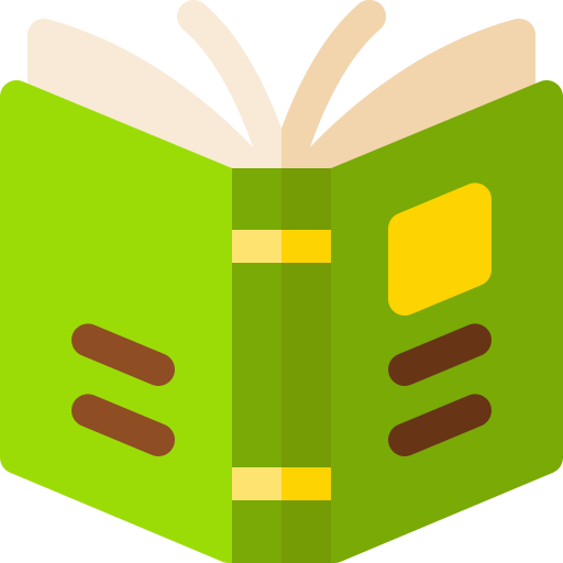 libro Basic Rounded Flat icono