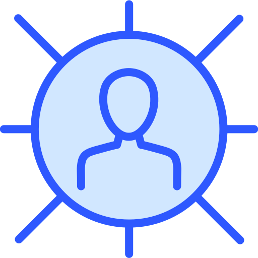 soziales netzwerk Generic Blue icon