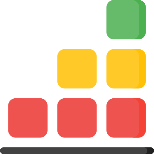 diagramme à bandes Generic Flat Icône