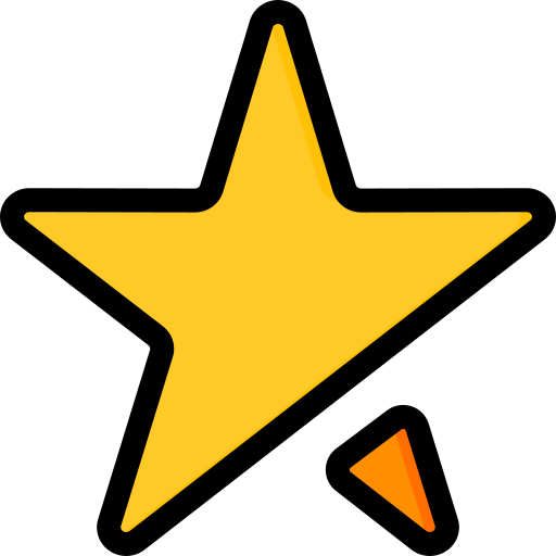 Star Generic Outline Color icon