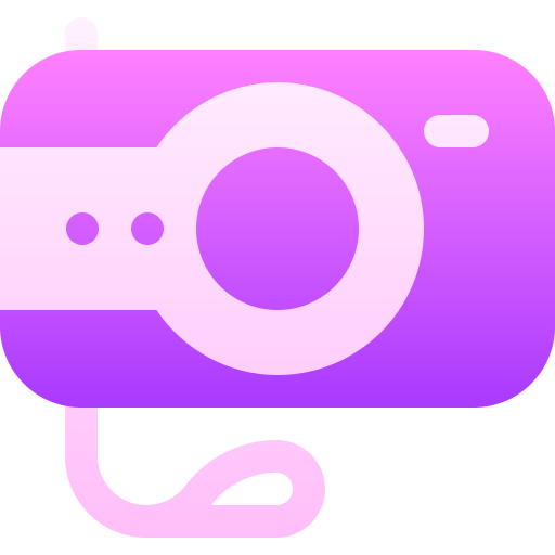 Photo camera Basic Gradient Gradient icon
