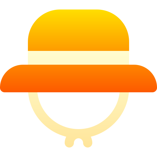 낚시 모자 Basic Gradient Gradient icon