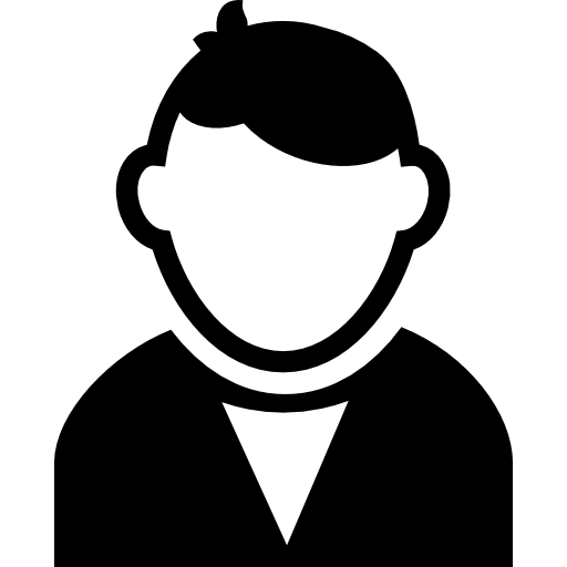 imagen de avatar masculino estudiante  icono