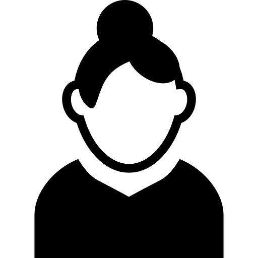 imagen de avatar femenino  icono