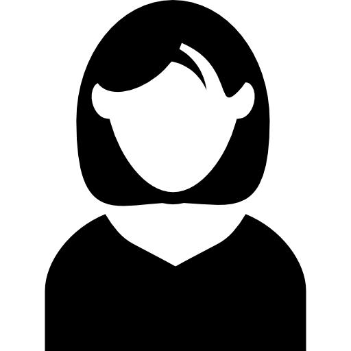 avatar de mujer  icono
