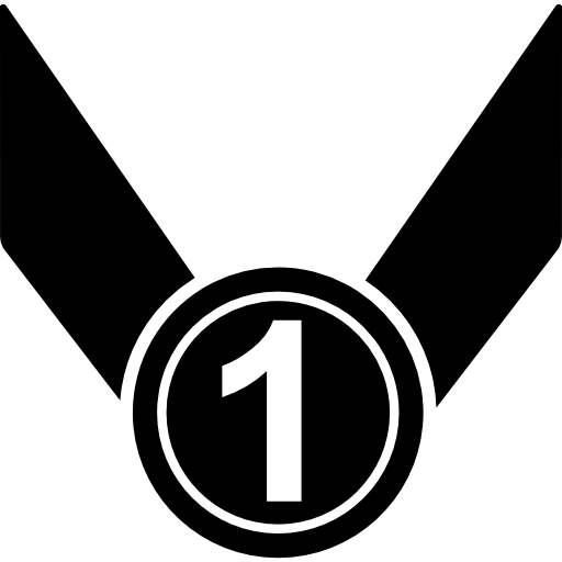 medalla para el ganador  icono