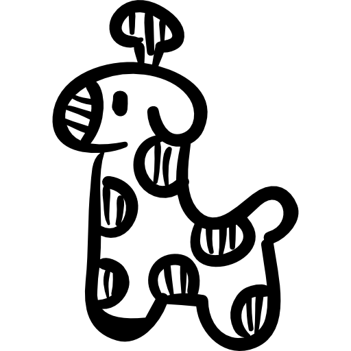 Giraffe toy Others Hand drawn detailed icon
