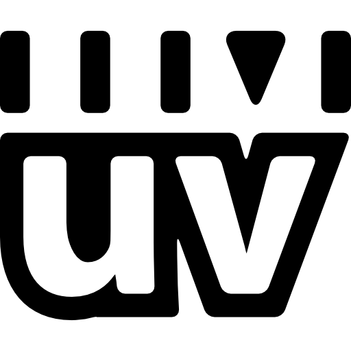 signo ultravioleta Basic Rounded Filled icono