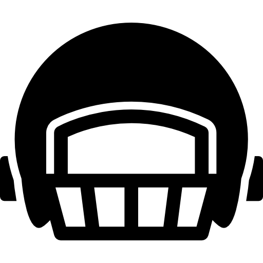 american football speler helm  icoon