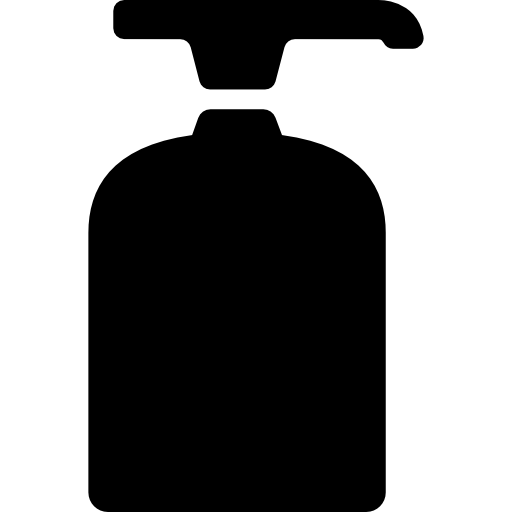 Spa container of creamy soap  icon