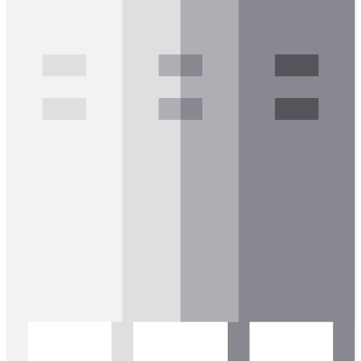 schließfächer Basic Straight Flat icon