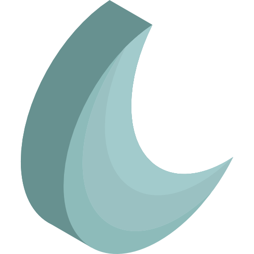 księżyc Roundicons Premium Isometric ikona