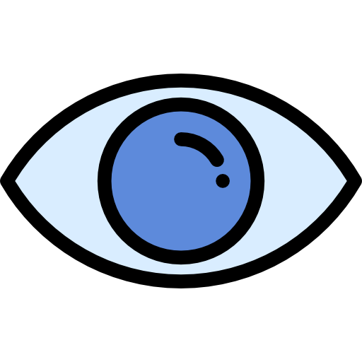 auge Detailed Rounded Lineal color icon