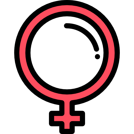 femenine Detailed Rounded Lineal color icon