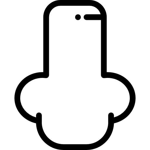 naso Detailed Rounded Lineal icona